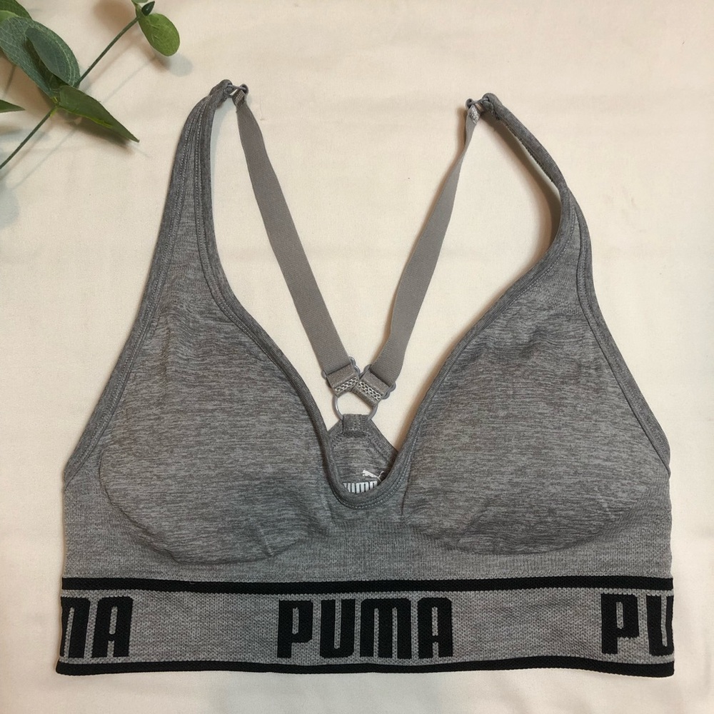 Puma gray sports bra! Small